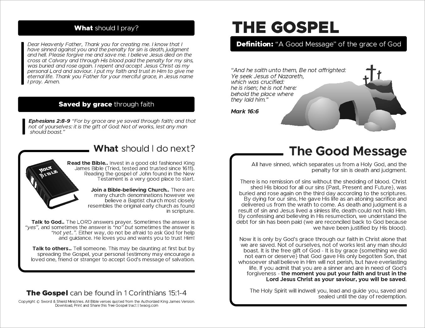 Gospel Brochure