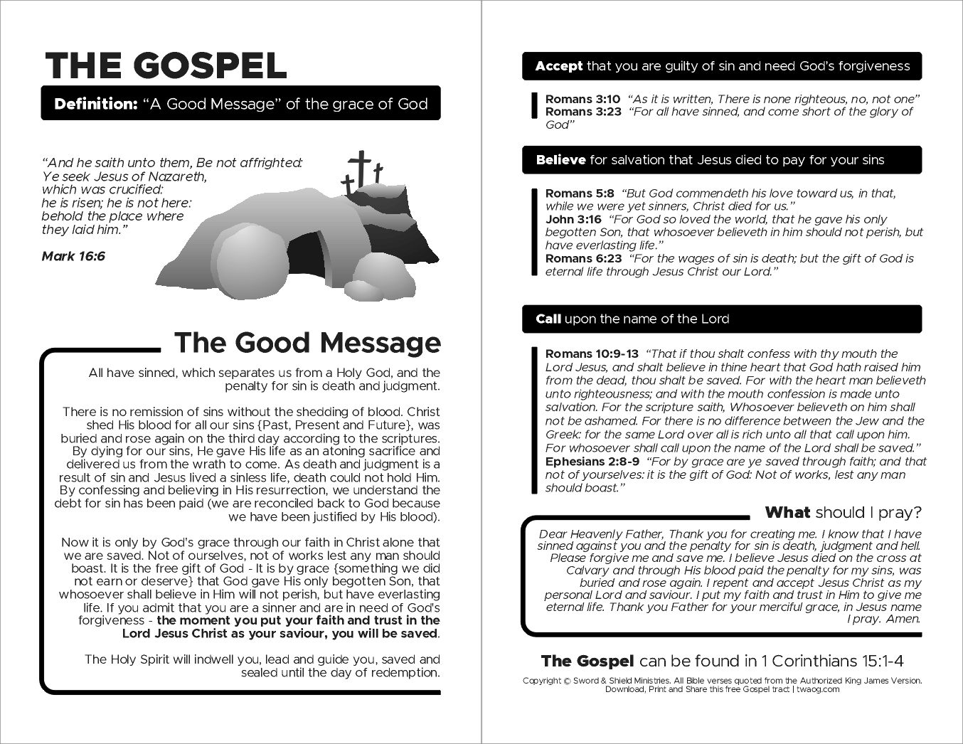A5 Gospel Flyer
